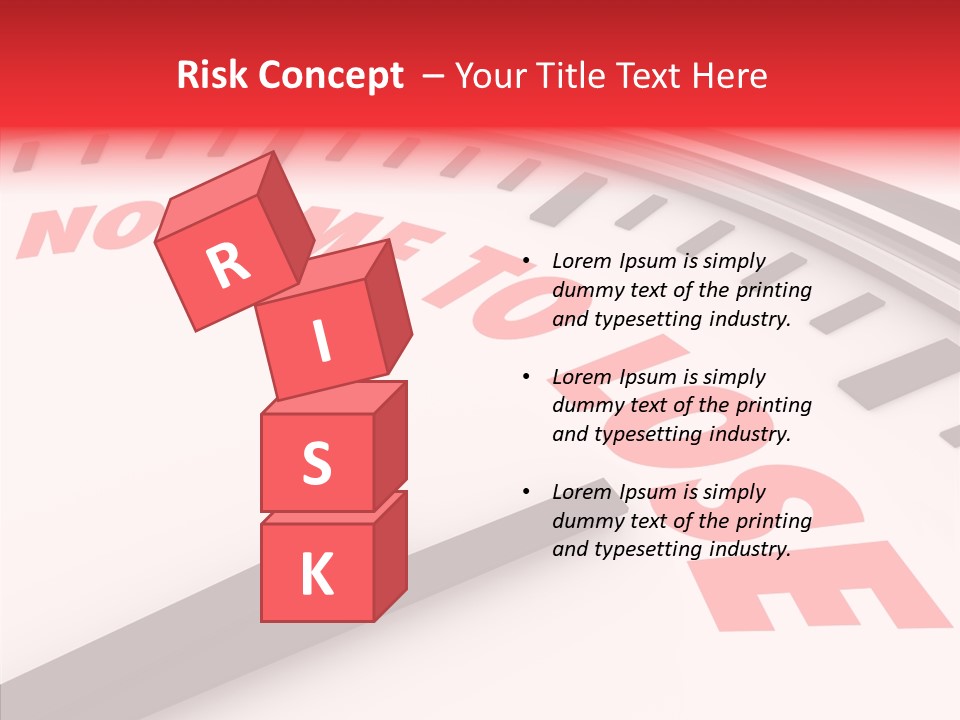 Cliche Hurry Losing PowerPoint Template