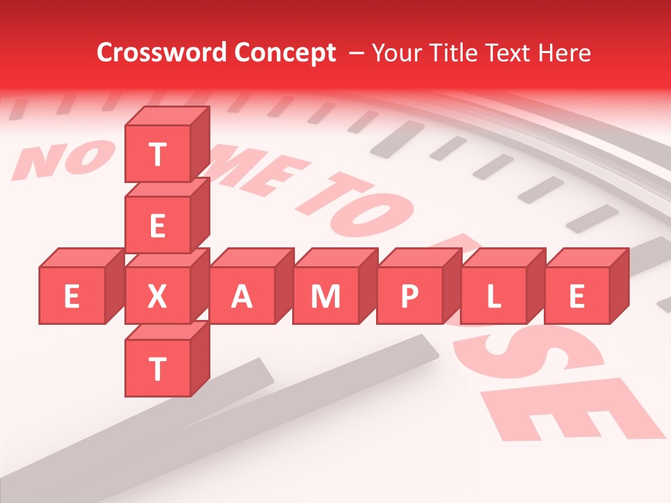 Cliche Hurry Losing PowerPoint Template