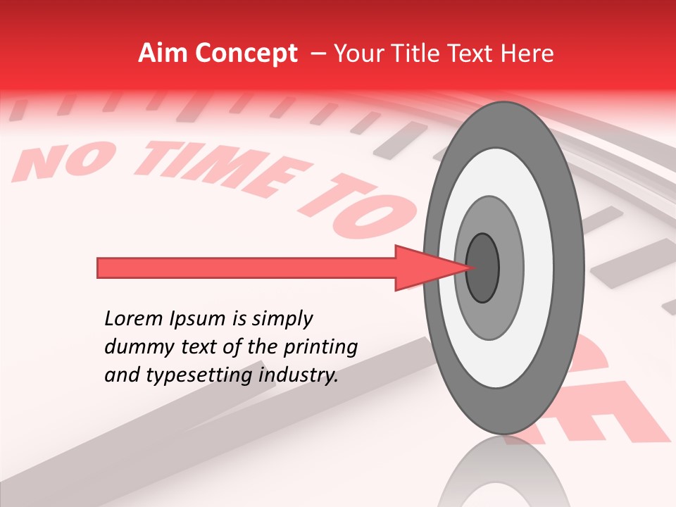 Cliche Hurry Losing PowerPoint Template