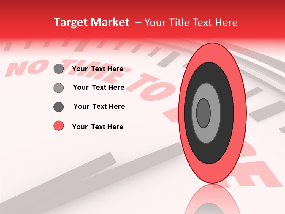 Cliche Hurry Losing PowerPoint Template