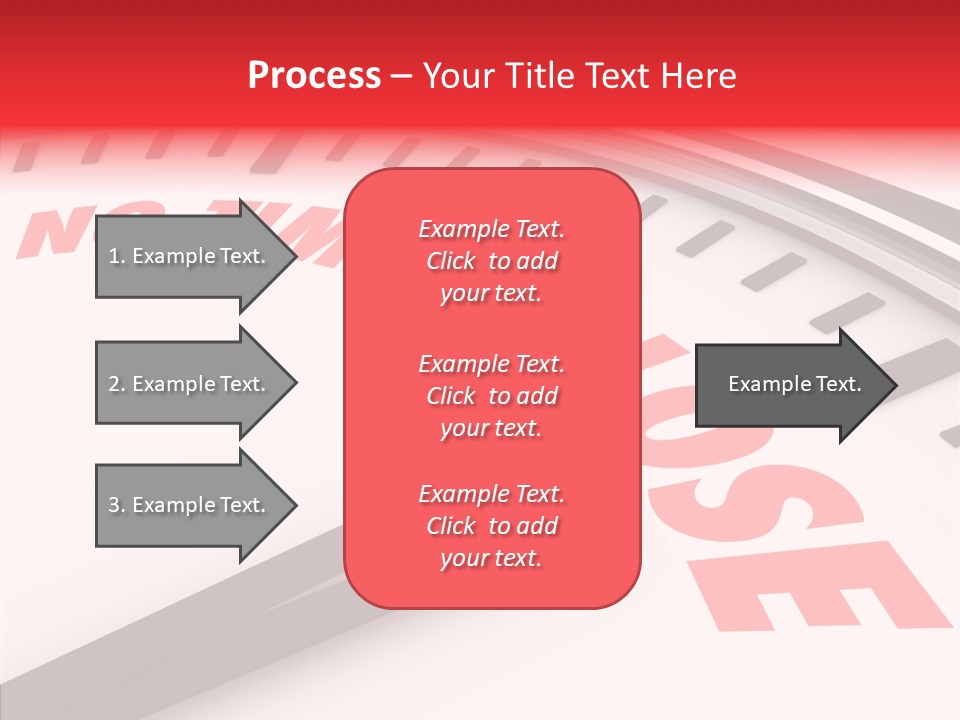 Cliche Hurry Losing PowerPoint Template