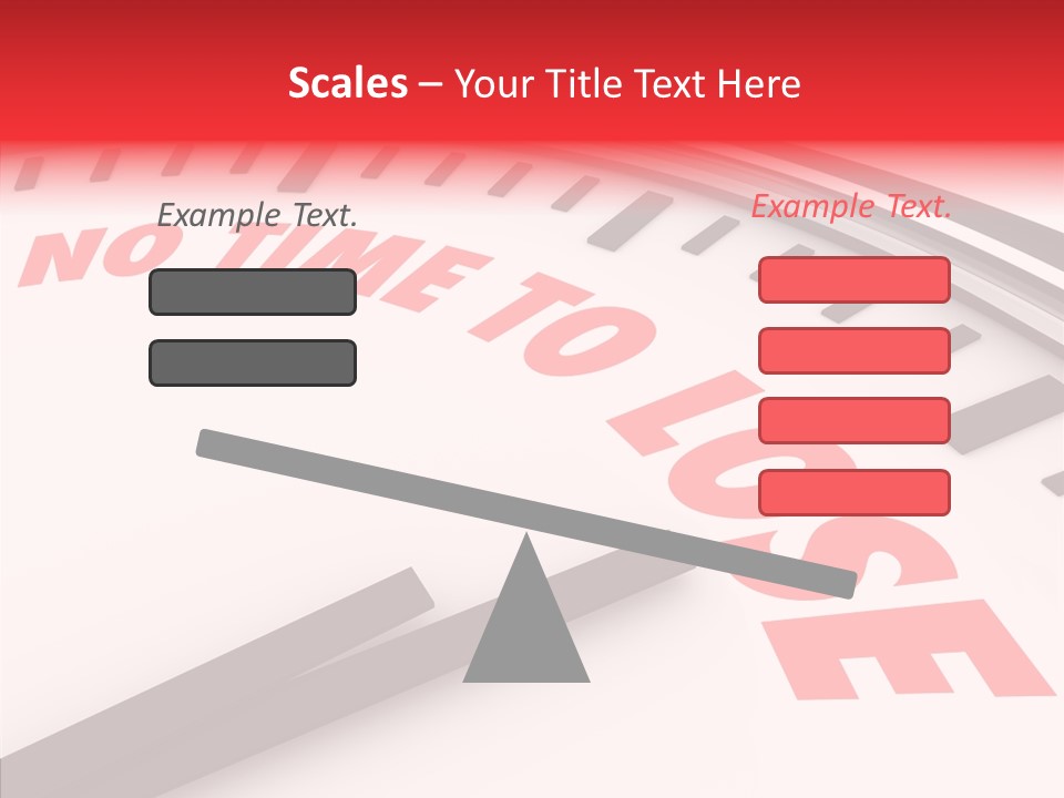 Cliche Hurry Losing PowerPoint Template