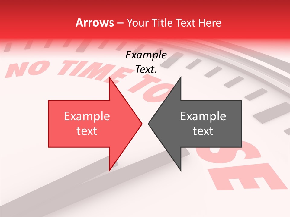 Cliche Hurry Losing PowerPoint Template