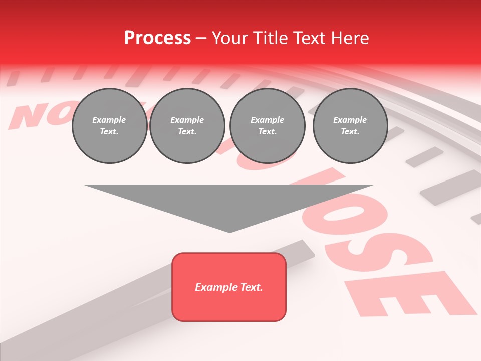 Cliche Hurry Losing PowerPoint Template