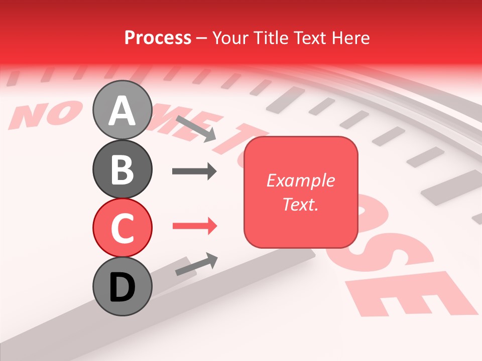 Cliche Hurry Losing PowerPoint Template