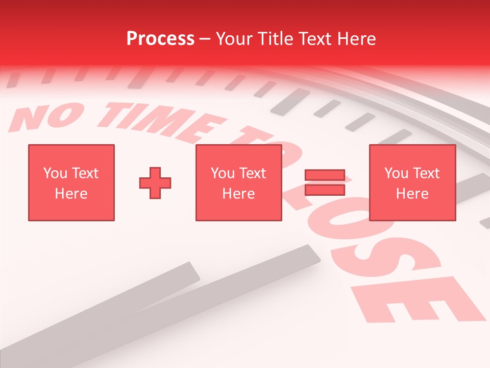 Cliche Hurry Losing PowerPoint Template