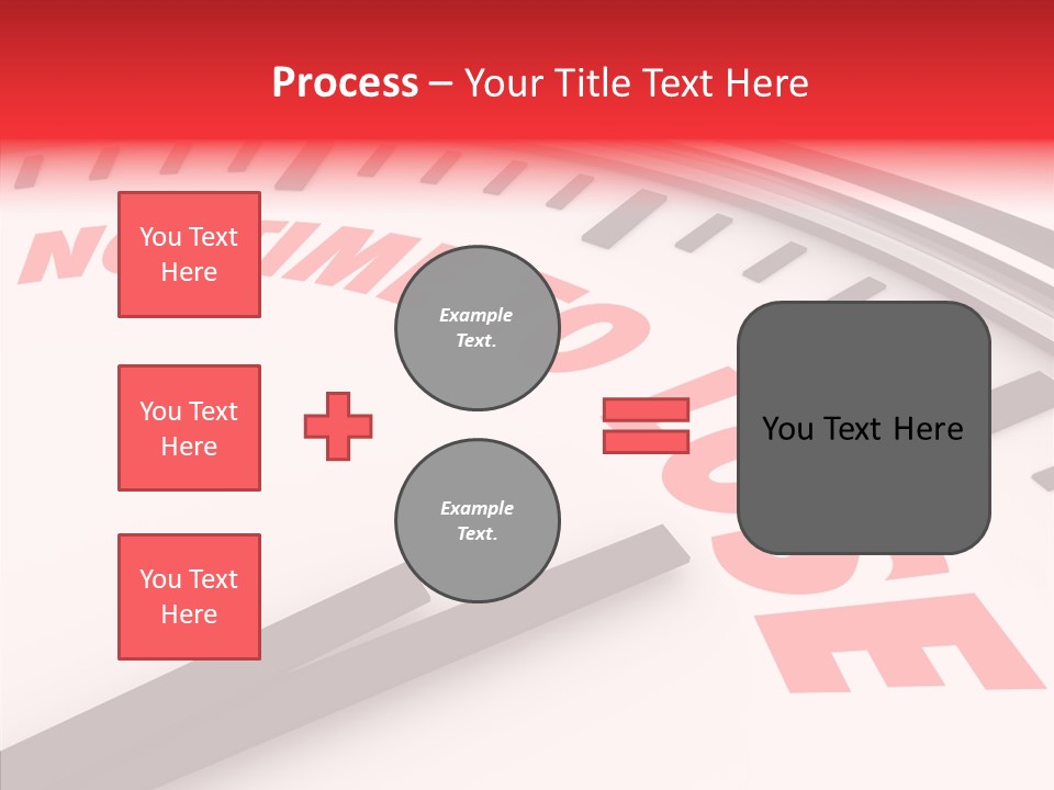 Cliche Hurry Losing PowerPoint Template