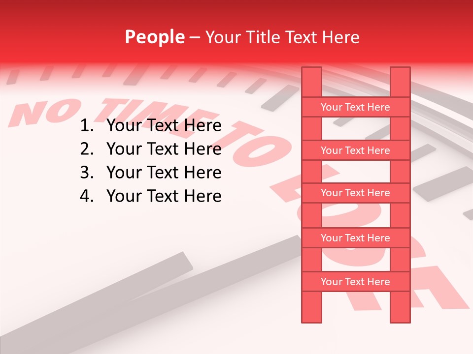 Cliche Hurry Losing PowerPoint Template
