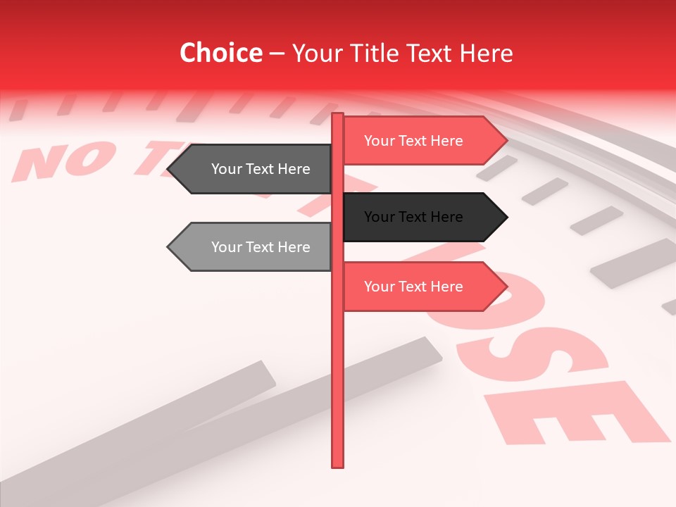 Cliche Hurry Losing PowerPoint Template
