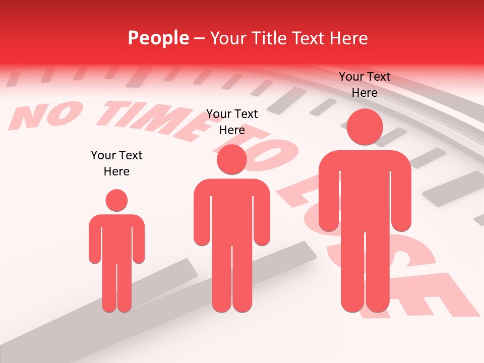 Cliche Hurry Losing PowerPoint Template