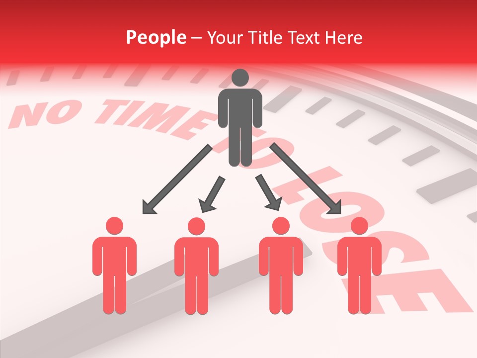 Cliche Hurry Losing PowerPoint Template