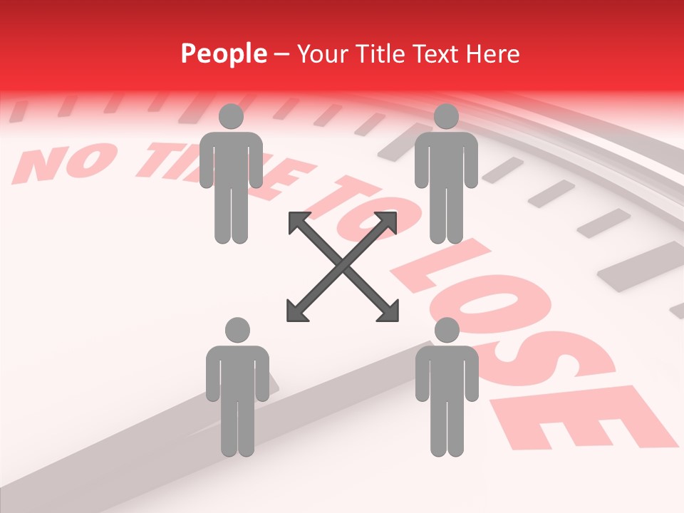 Cliche Hurry Losing PowerPoint Template