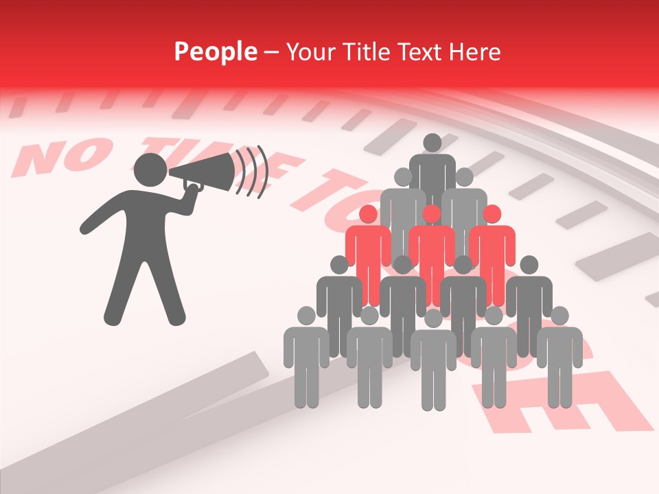 Cliche Hurry Losing PowerPoint Template