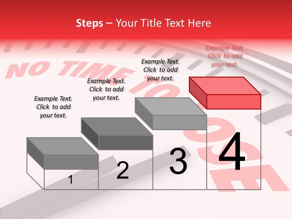 Cliche Hurry Losing PowerPoint Template