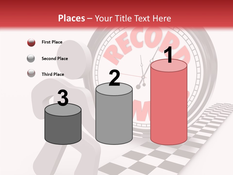 End Record Leading PowerPoint Template