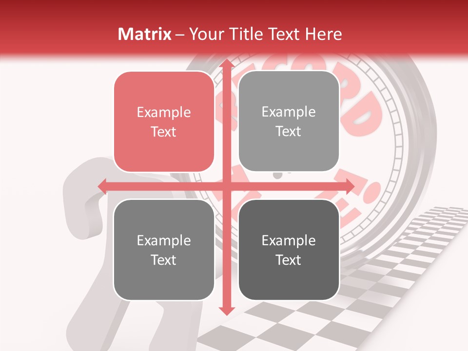 End Record Leading PowerPoint Template