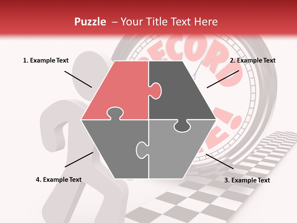 End Record Leading PowerPoint Template