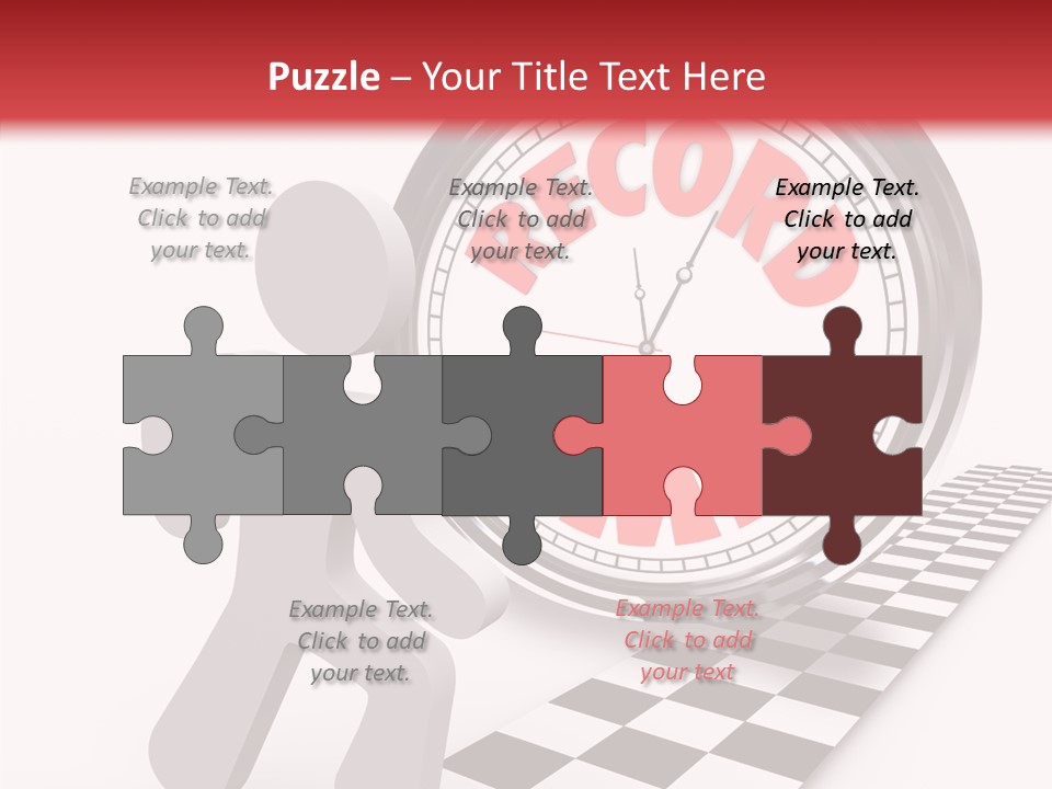 End Record Leading PowerPoint Template