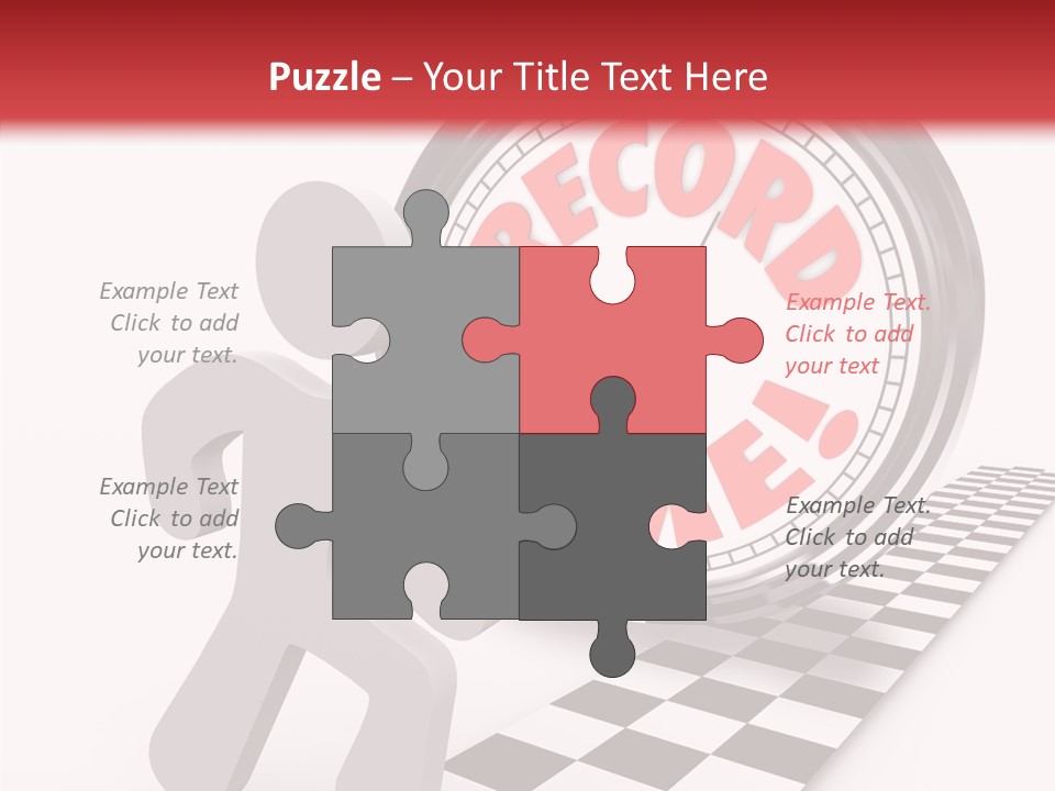 End Record Leading PowerPoint Template