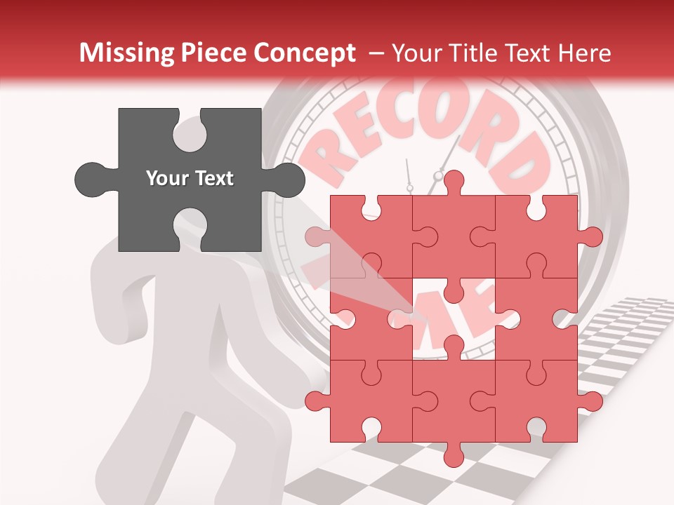 End Record Leading PowerPoint Template