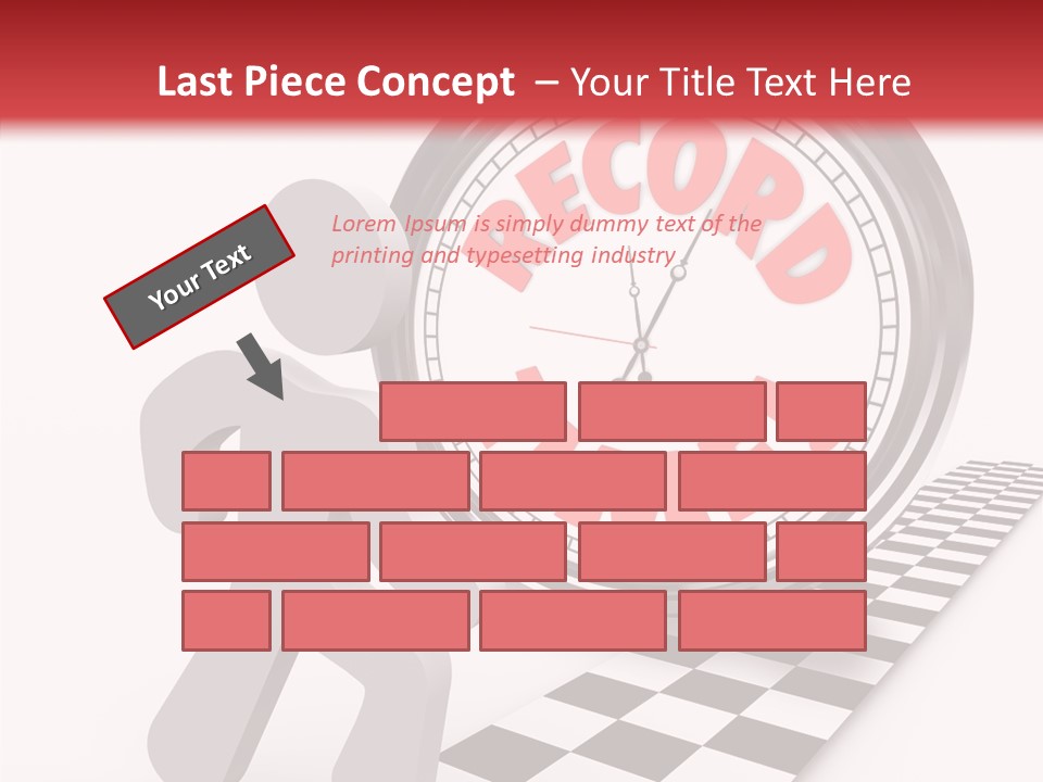 End Record Leading PowerPoint Template
