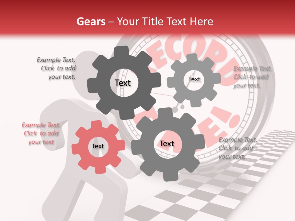 End Record Leading PowerPoint Template