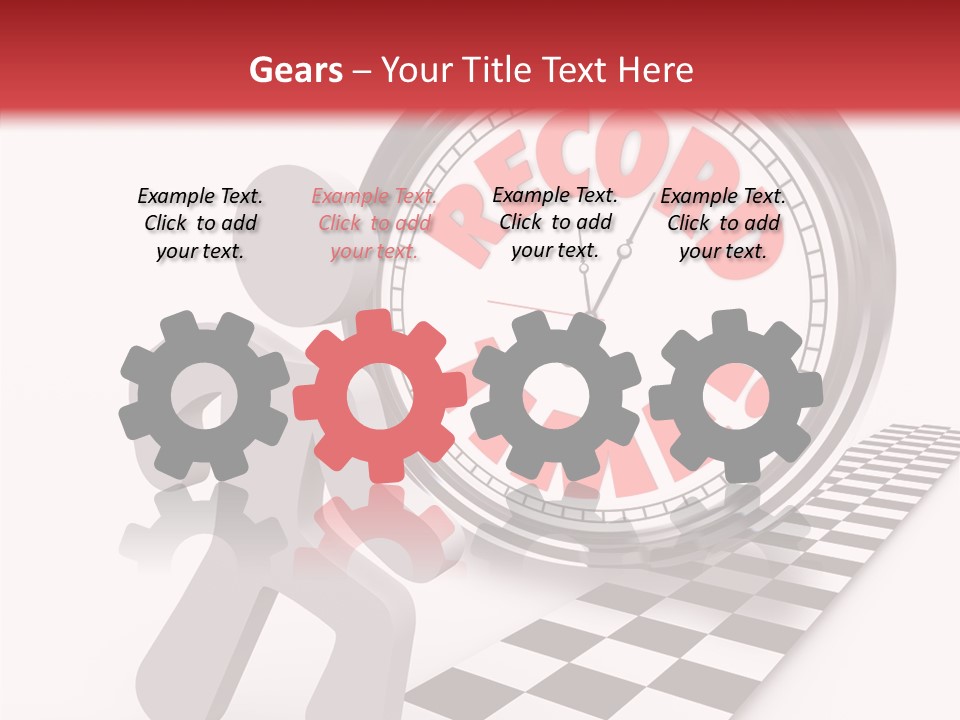End Record Leading PowerPoint Template