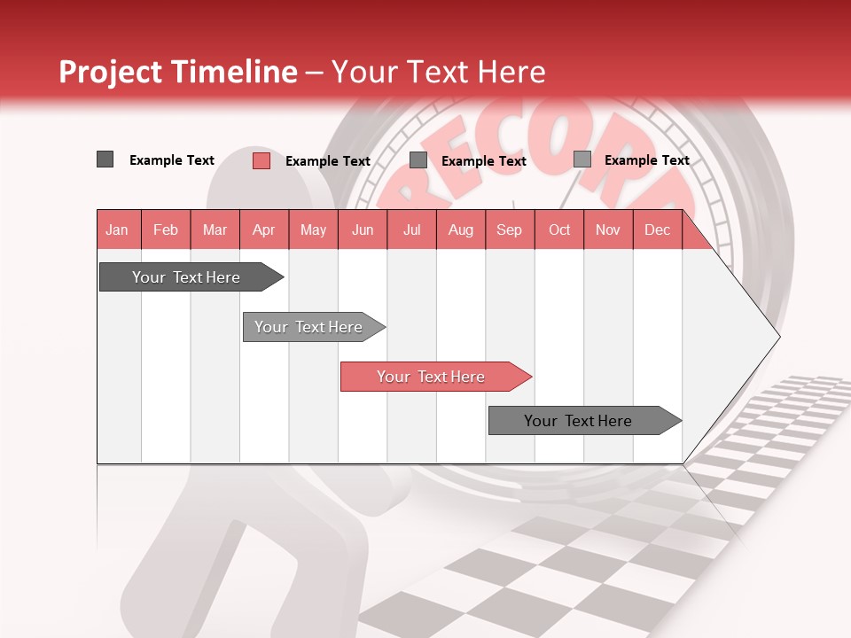 End Record Leading PowerPoint Template