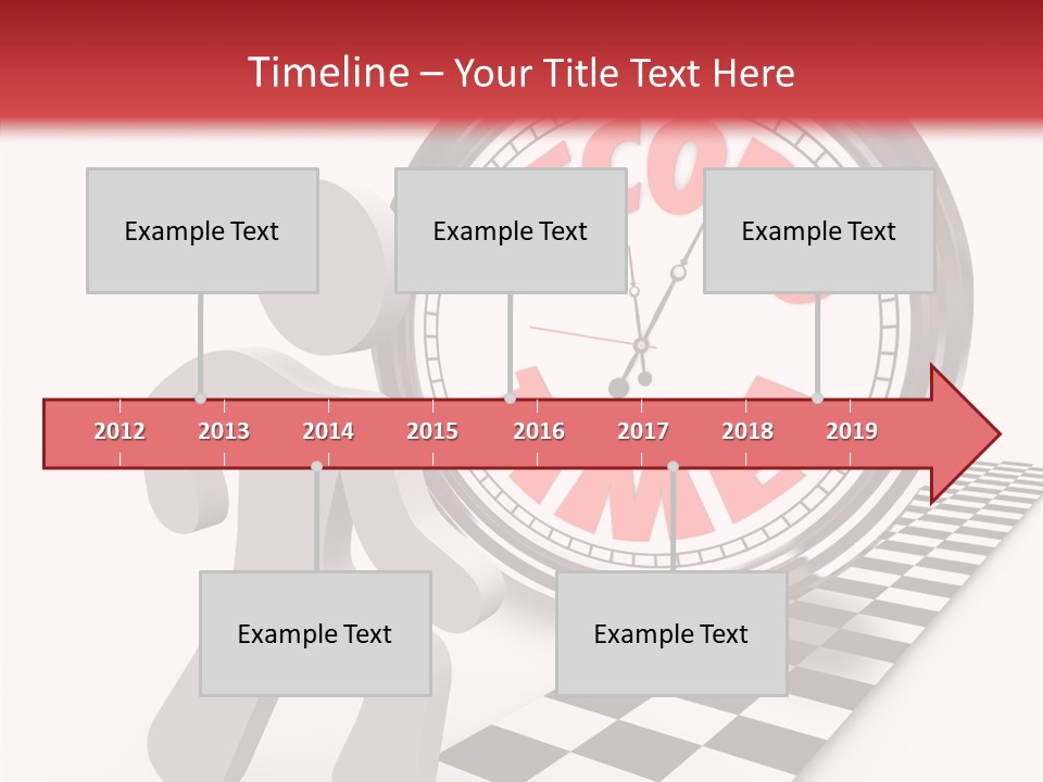 End Record Leading PowerPoint Template