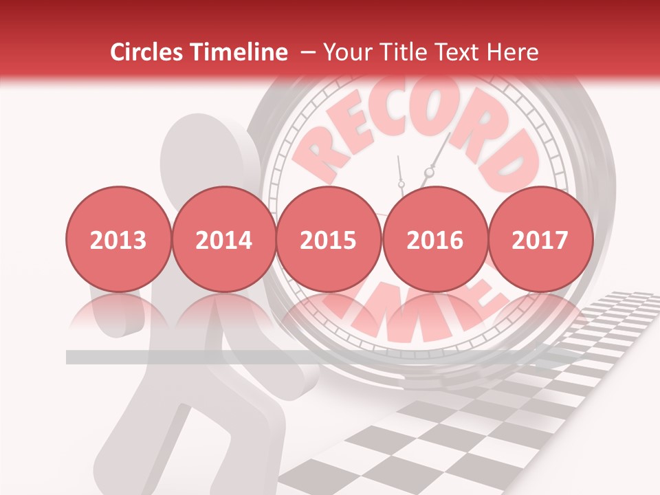 End Record Leading PowerPoint Template