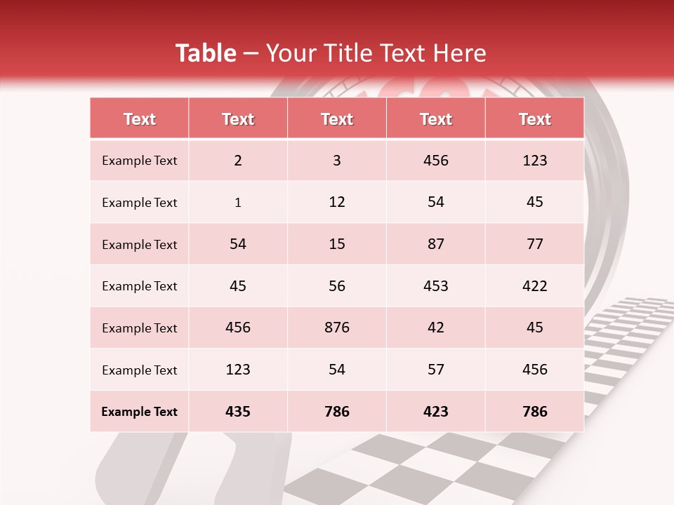 End Record Leading PowerPoint Template