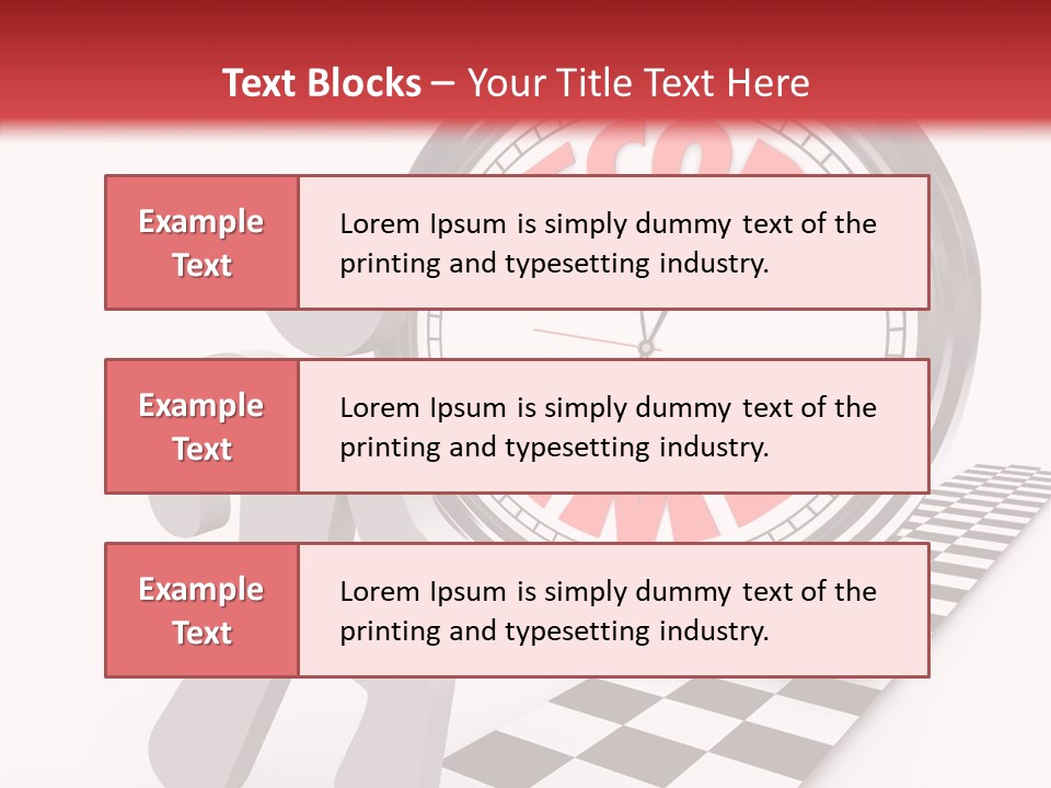 End Record Leading PowerPoint Template