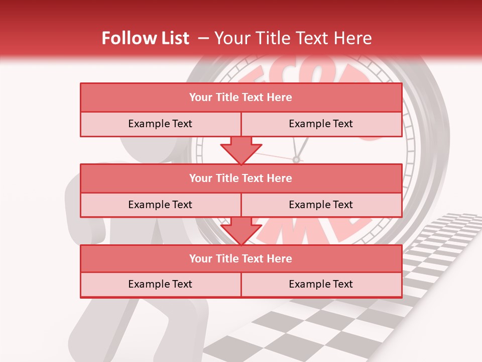 End Record Leading PowerPoint Template