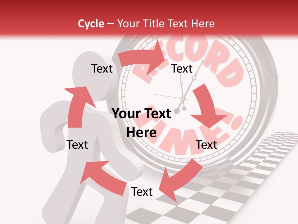 End Record Leading PowerPoint Template