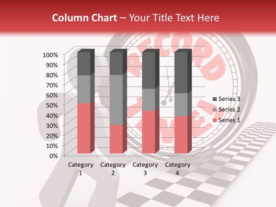 End Record Leading PowerPoint Template