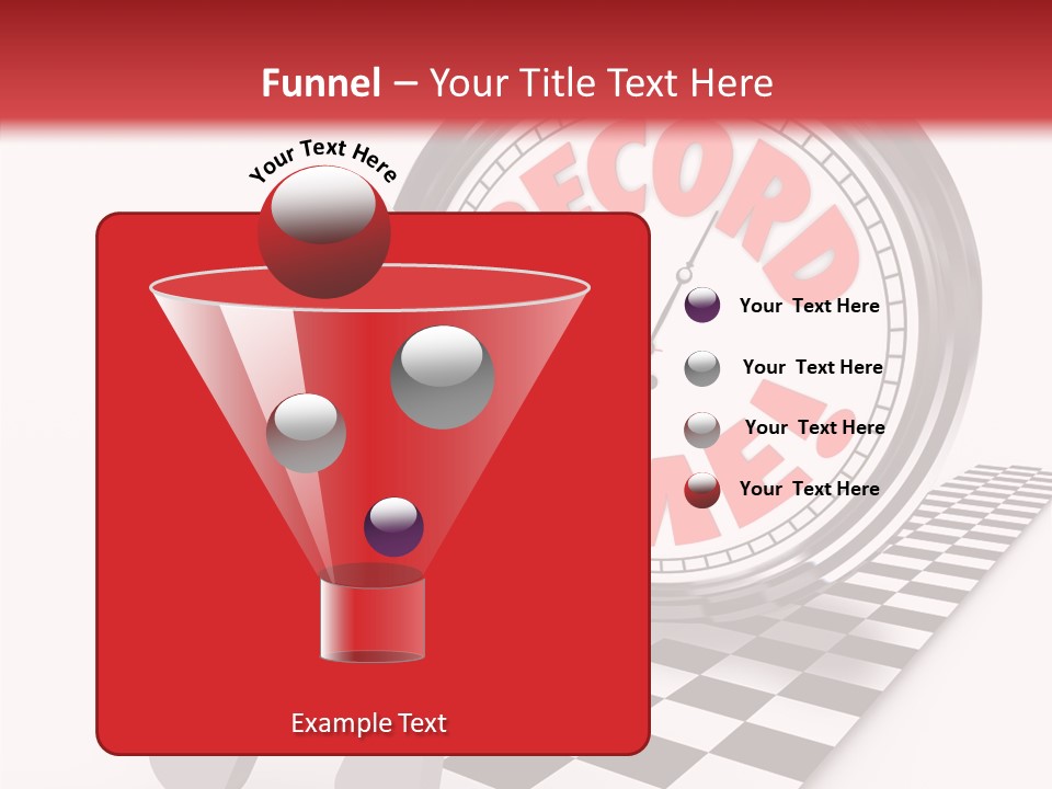 End Record Leading PowerPoint Template
