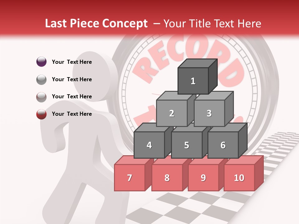 End Record Leading PowerPoint Template