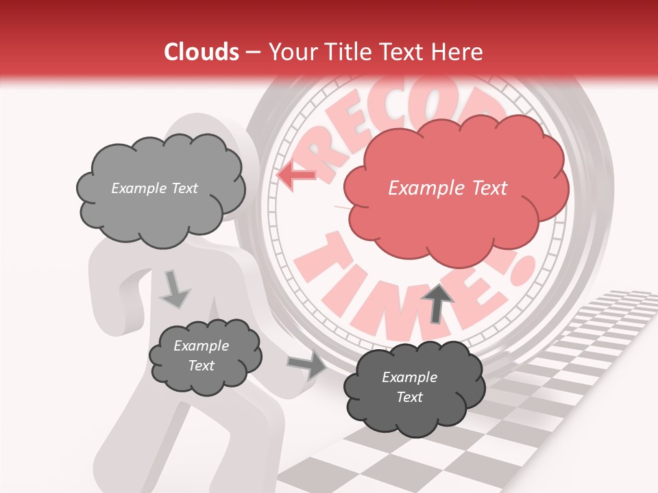 End Record Leading PowerPoint Template