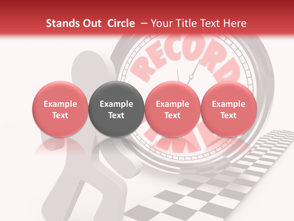 End Record Leading PowerPoint Template