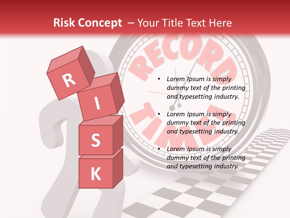 End Record Leading PowerPoint Template