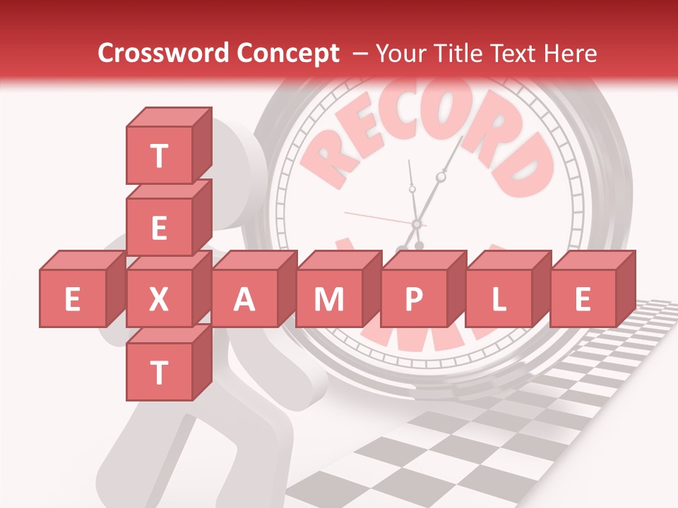 End Record Leading PowerPoint Template