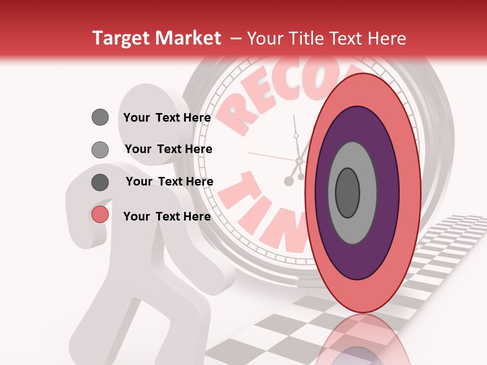 End Record Leading PowerPoint Template