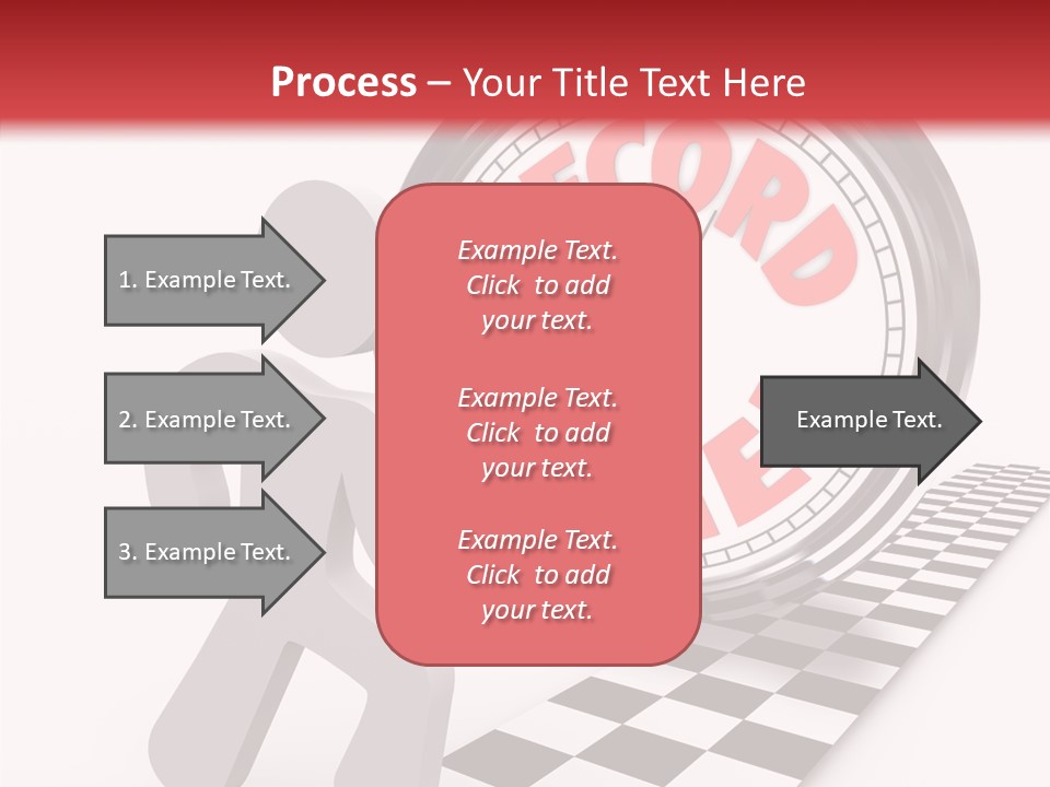 End Record Leading PowerPoint Template