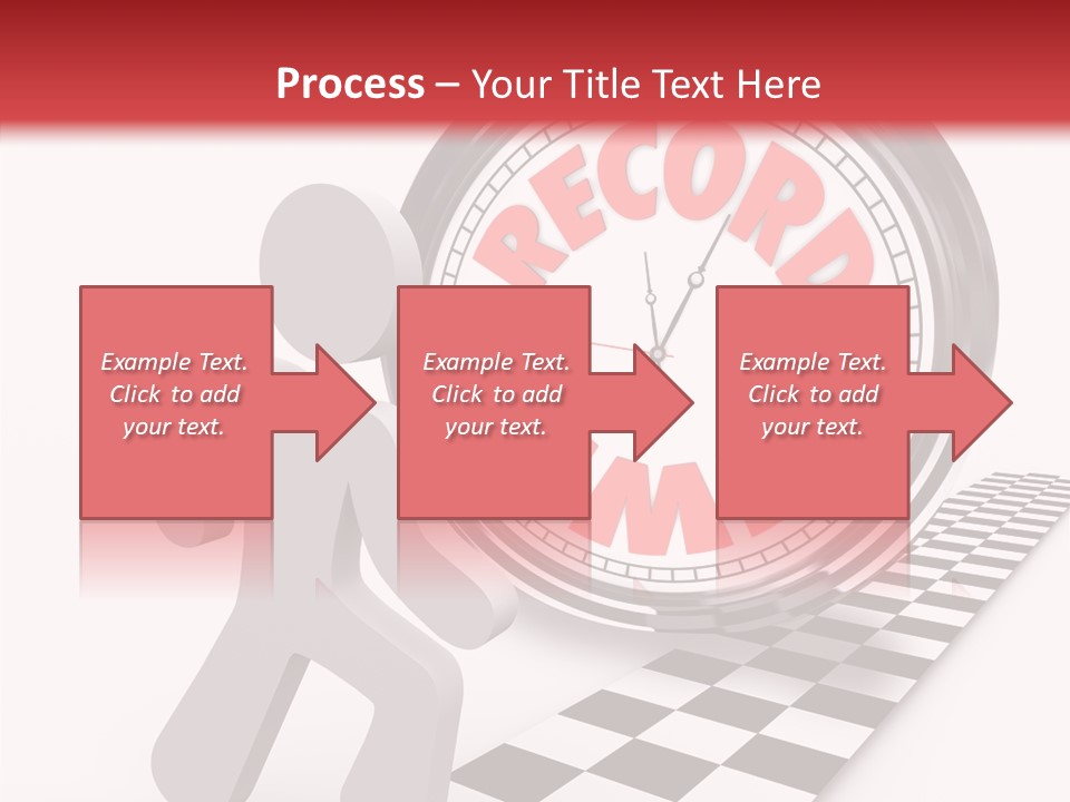 End Record Leading PowerPoint Template