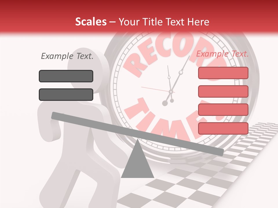 End Record Leading PowerPoint Template