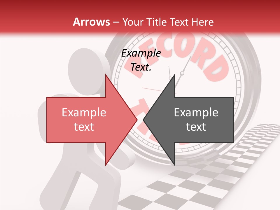 End Record Leading PowerPoint Template