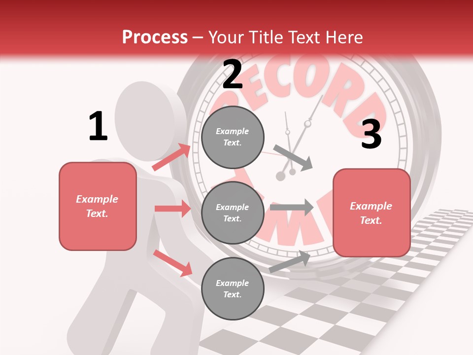 End Record Leading PowerPoint Template