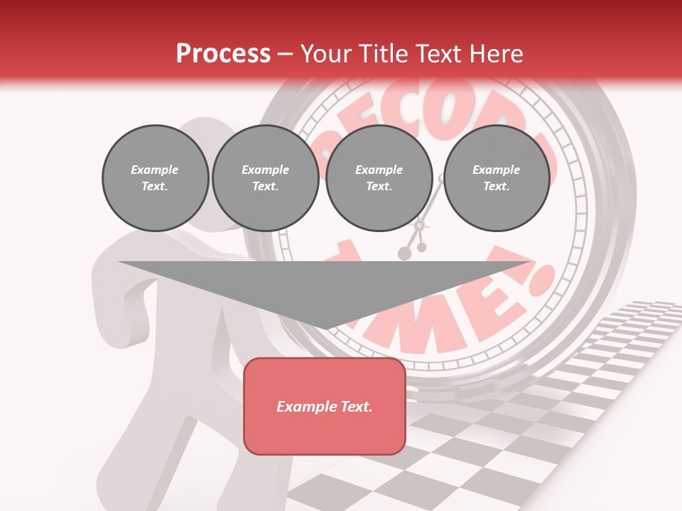 End Record Leading PowerPoint Template