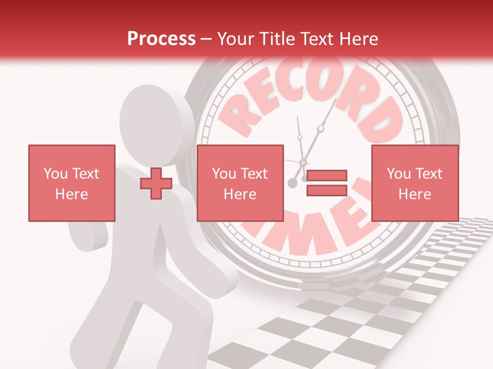 End Record Leading PowerPoint Template