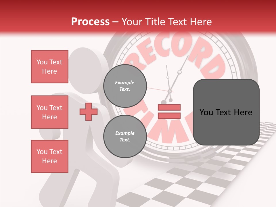 End Record Leading PowerPoint Template